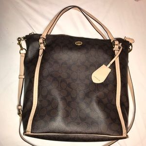 Brown Coach Business Bag